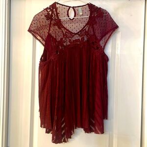 Free People lace top